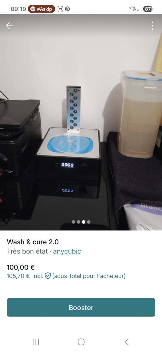 Cure wash