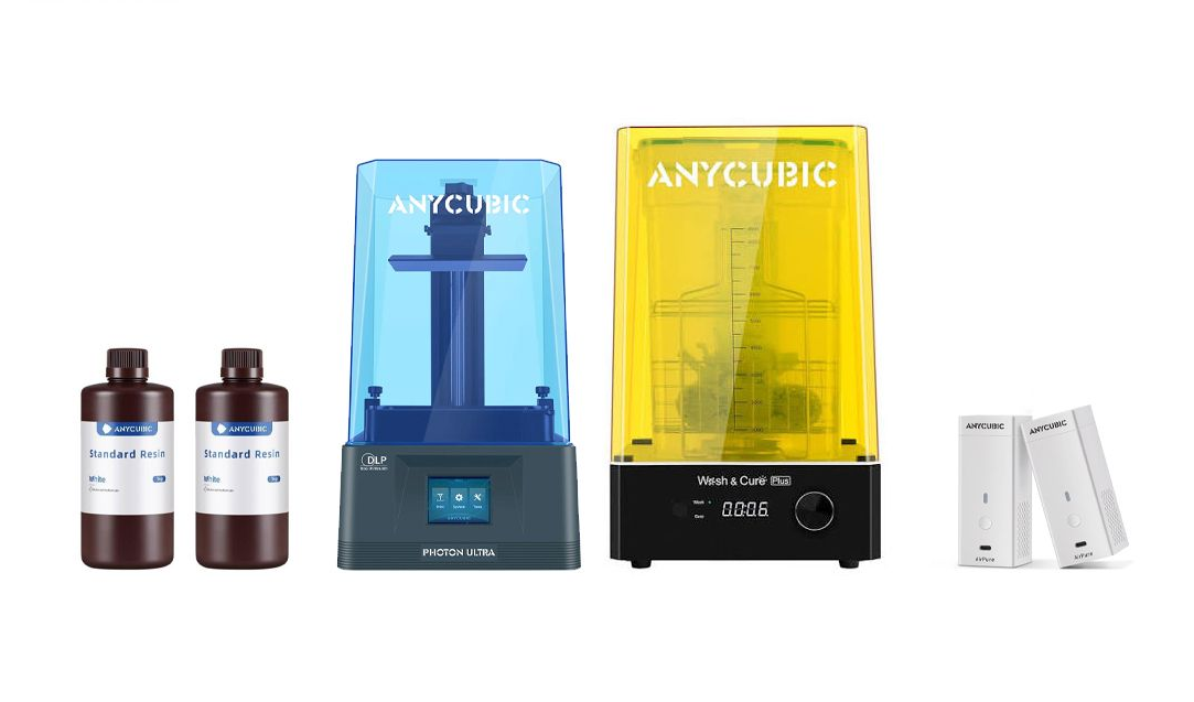 Imprimante 3D Anycubic Photon Ultra + Wash & Cure Machine Plus / + Résine / Air pur