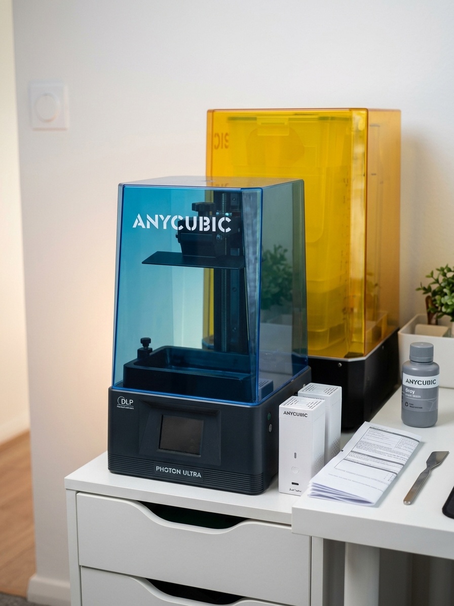 Imprimante 3D Anycubic Photon Ultra + Wash & Cure Machine Plus / + Résine / Air pur