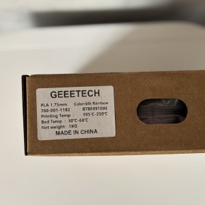 PLA silk multicolore 1kg